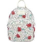 Loungefly x The Little Mermaid Ariel Allover-Print Mini Backpack (One Size, Multicolored)