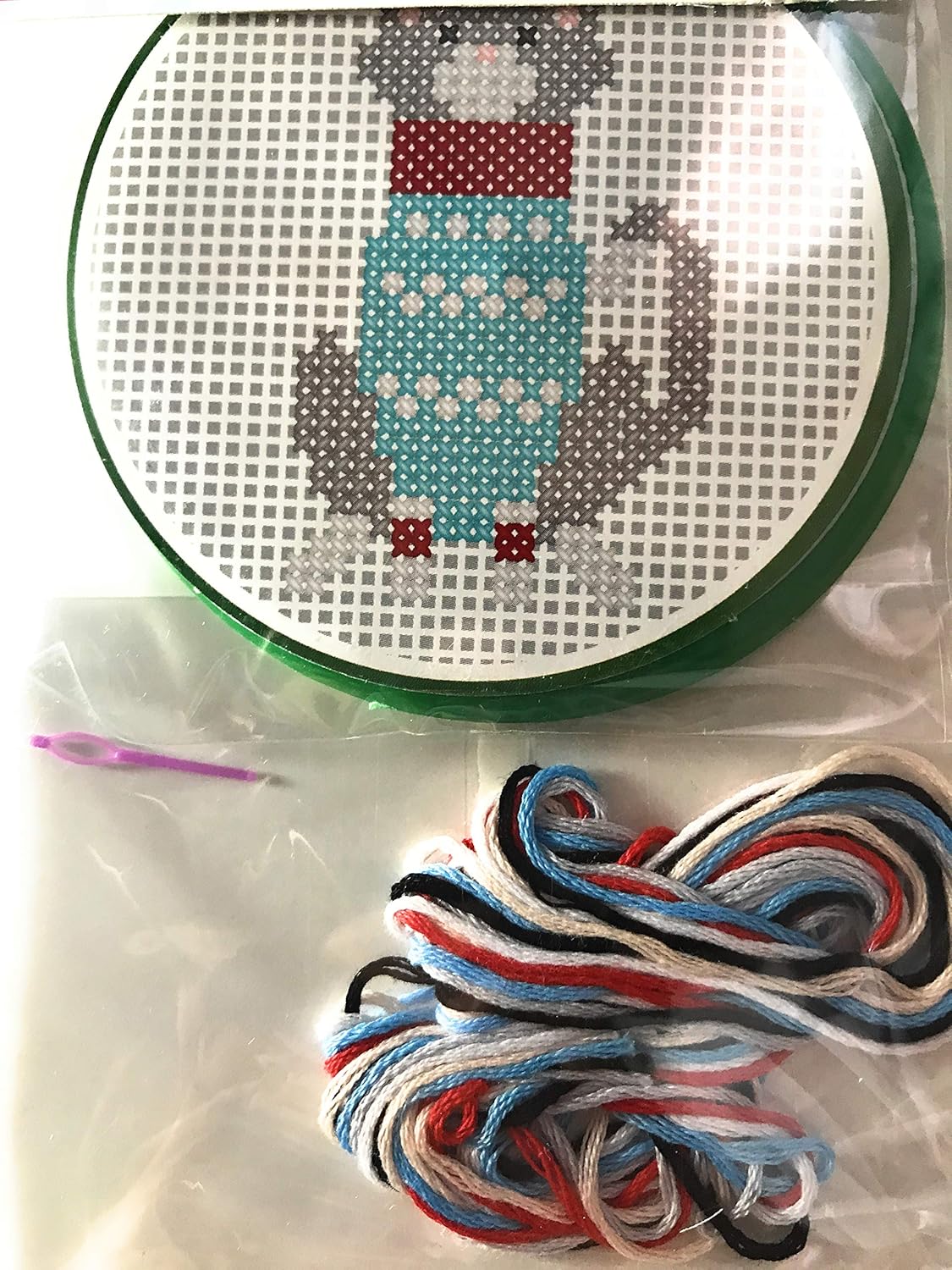 Download Amazon Com Kids Christmas Cross Stitch Kit By Creatology Yellowimages Mockups