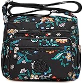 Nawoshow Crossbody Purses for Women Lightweight Shoulder Handbags Waterproof Nylon Travel Bag Ladies Pocketbooks