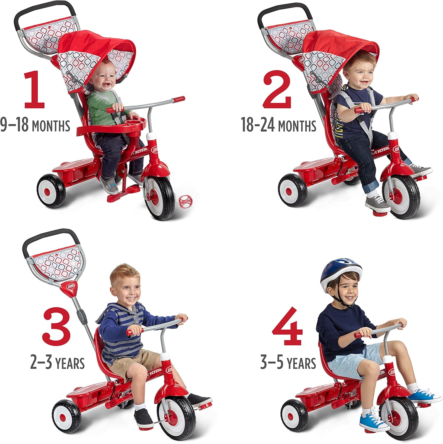 radio flyer 4 in 1 trike costco