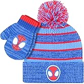 Marvel Spider-Man Winter Beanie Hat and Mittens Set for Boys