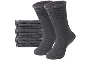 Sunew 4 Pairs Thermal Socks Skiing Snowboarding Hiking Mens Womens 7X Warmer Winter Crew Boot Socks