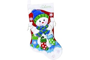 Snowman Felt Stocking Kit