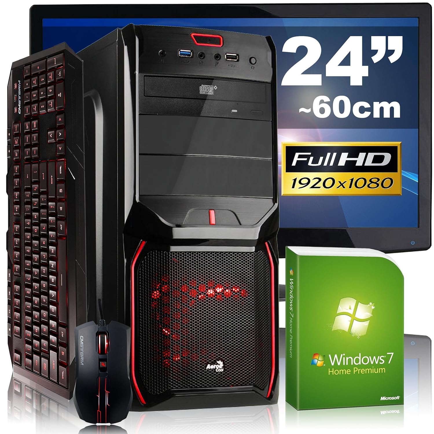 Silent Gaming & MultimediaPCKomplettpaket AGANDO Amazon.de Computer