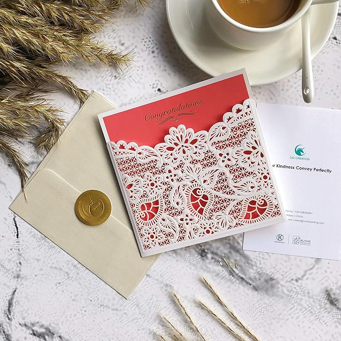 Best Wishes Cards with Envelopes Pack of 3 Office Products