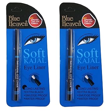 Blue Heaven Soft Kajal Eye Liner Combo KL04-DFXZGCI - 2Pcs