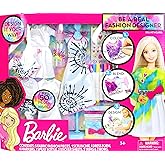 Tara Toys Barbie Tie-Dye Fashion Designer Kit &ndash; DIY Design Set for Girls with Dresses, Markers, Stickers &amp; Tools &ndash; Create Real Barbie Outfits, Craft Activity for Kids Ages 6+