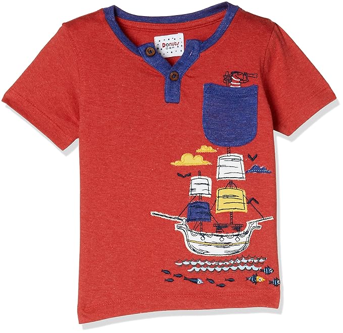 Baby Boys Plain Regular Fit T-Shirt