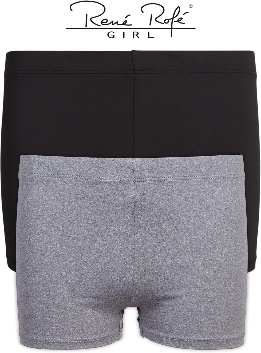 Rene Rofe Girls Under Dress Dance and Bike Short (2 Pack): Clothing