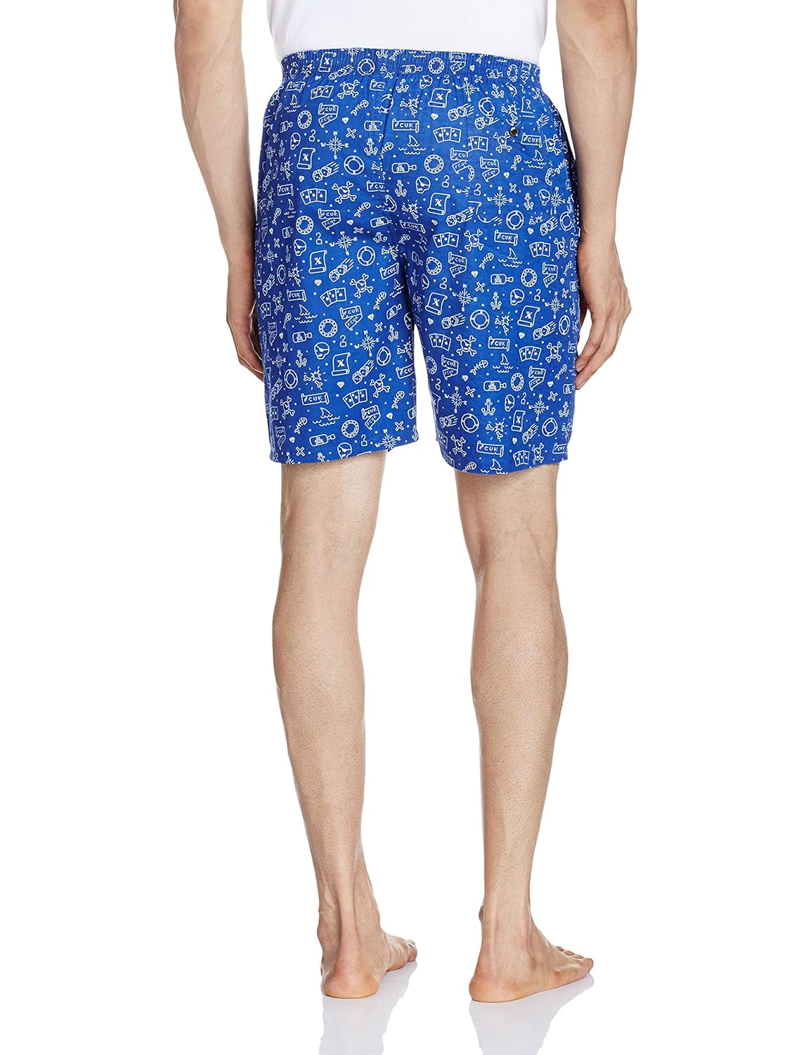 fcuk men's cotton lounge shorts