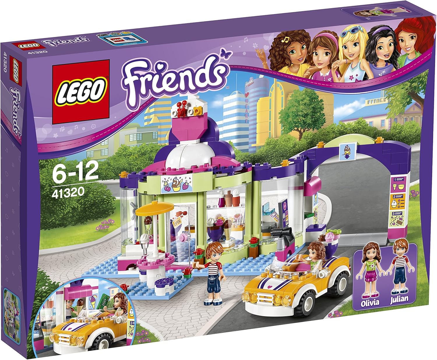 LEGO Friends 41320 Heartlake yogurt ice cream parlour Amazon.co.uk