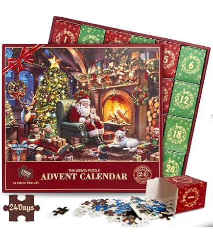 Calendrier de l'Avent 2025 - Puzzle - Compte à rebours de 24 jours de Noël - Pour Calendrier de l'Avent 2025 - Puzzle - Compte à rebours de 24 jours de Noël - Pour