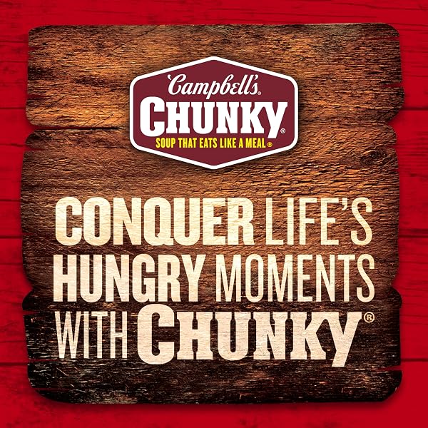CAMPBELL’S CHUNKY SOUP, CLASSIC CHICKEN NOODLE SOUP, 16.1 OZ CAN (CASE OF 8)