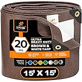 xpose safety 15' x 15' Brown/White Ultra Heavy Duty