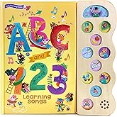 ABC & 123 Learning Songs: Interactive Children's Sound Book (11 Button Sound)