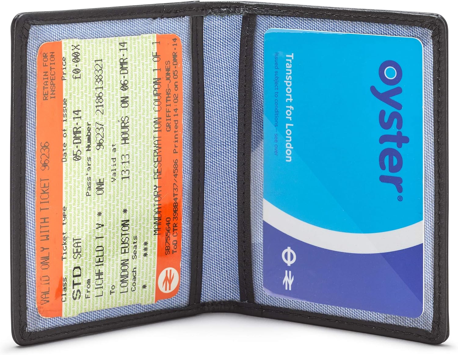 The Hoxton Leather Oyster Card/Travel Pass Holder by Gryphen - Image 3
