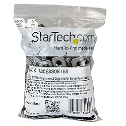 StarTech.com M6 Screws and Cage Nuts - 50 Pack - M6
