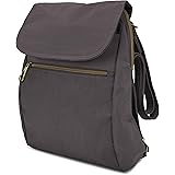 Travelon Women's Anti-Theft Signature Slim Backpack, Smoke, One Size