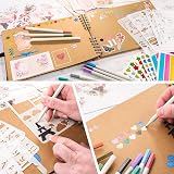 Bstorify Large Scrapbook Photo Album 80 Pages 28 x 20 cm with 174 Accessories view 7