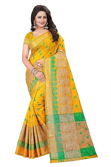 Women's Cotton Silk Saree (EC_500_Series_2017_Sarees)