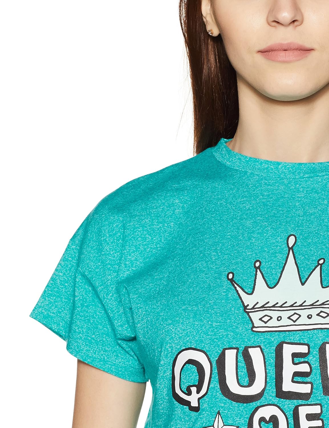 symbol amazon brand women's boxy t-shirt with 3d print