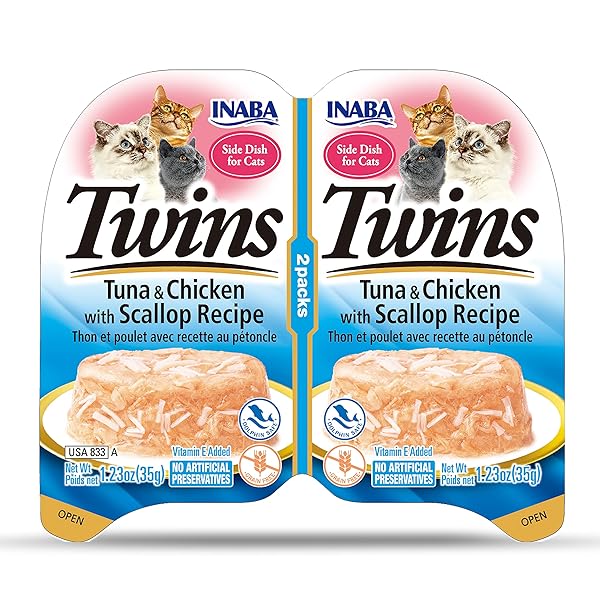 INABA CAT TWIN CUPS TUNA & CHICKEN WITH...