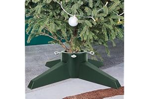 Blissun Christmas Tree Stand, Xmas Tree Base Stand, Christmas Tree Holder for Real Trees, Fits up to 8FT Real and Artificial Trees, Green