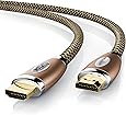 Primewire - 2m Ultra HD / 4K HDMI cable 2.0 (High Speed) with Ethernet | ARC and CEC | Deep Color | Design Cable nylon braided in copper