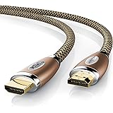 Primewire - 10m Ultra HD / 4K HDMI cable (High Speed) with Ethernet | ARC and CEC | Deep Color | Design Cable nylon braided in copper