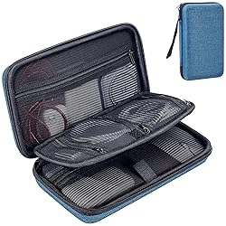 ProCase Large Hard Travel Electronic Organizer Case