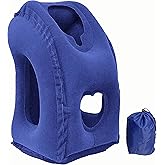 Mayeujds Inflatable Cuddling Pillow Flight Pillows for Long haul Flights Comfortable for Long Flight Comfortable and Portable, Easy to Travel