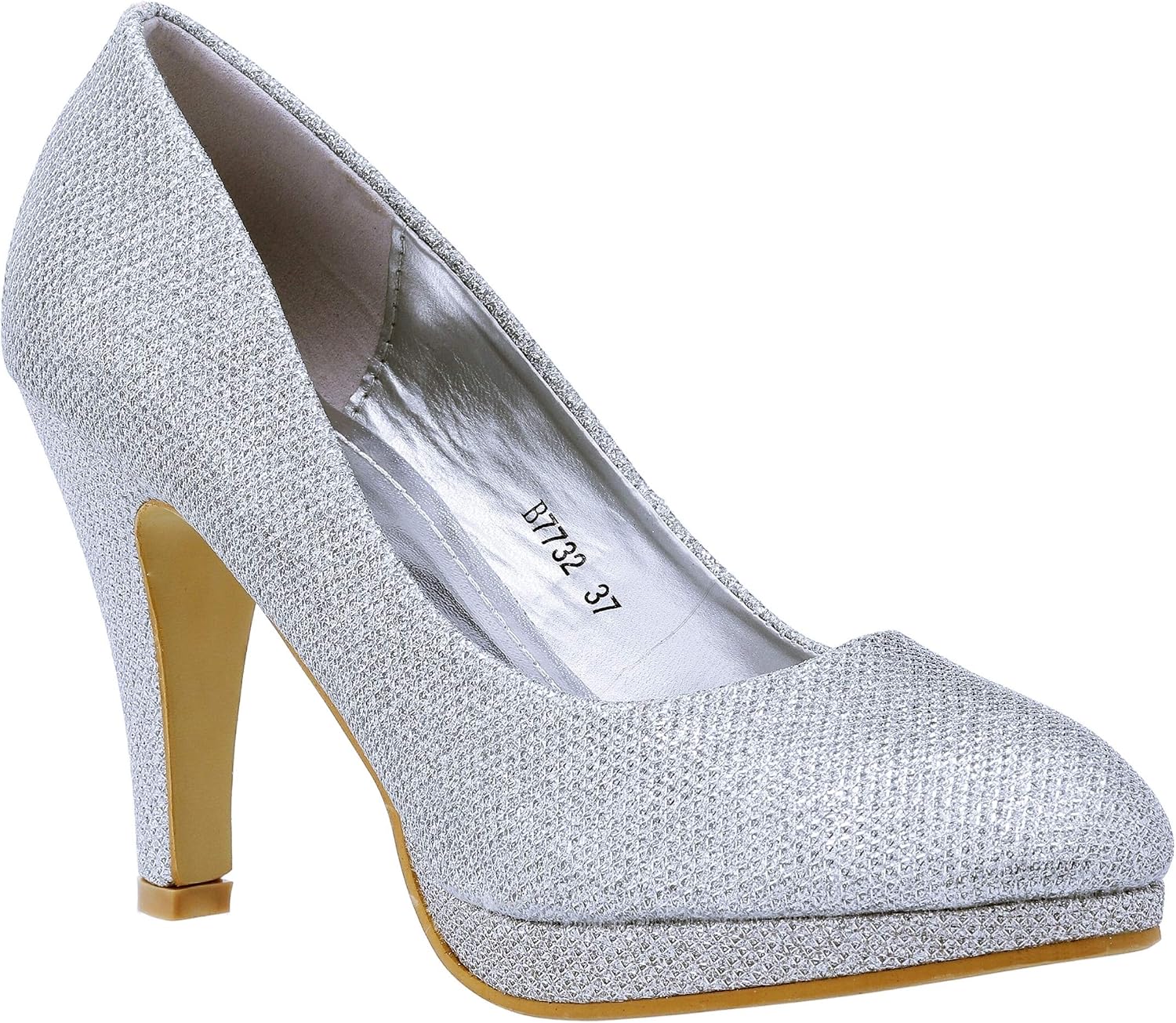 Damen Plateau Pumps Stilettos Lack Velours High Heels Sky Heels Party
