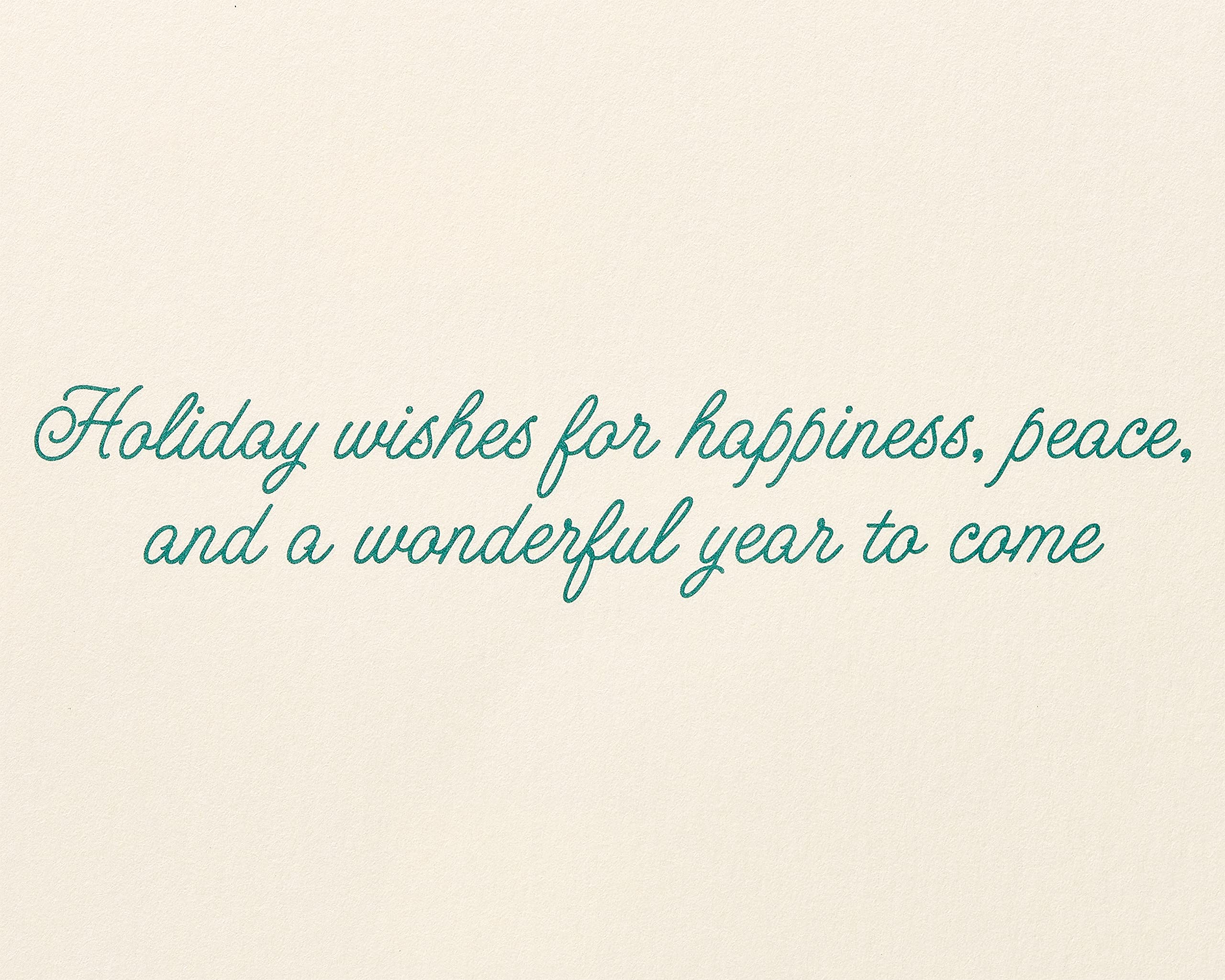 Papyrus Holiday Cards Boxed with Envelopes, Wonderful Year to Come, Pinecones (14-Count)