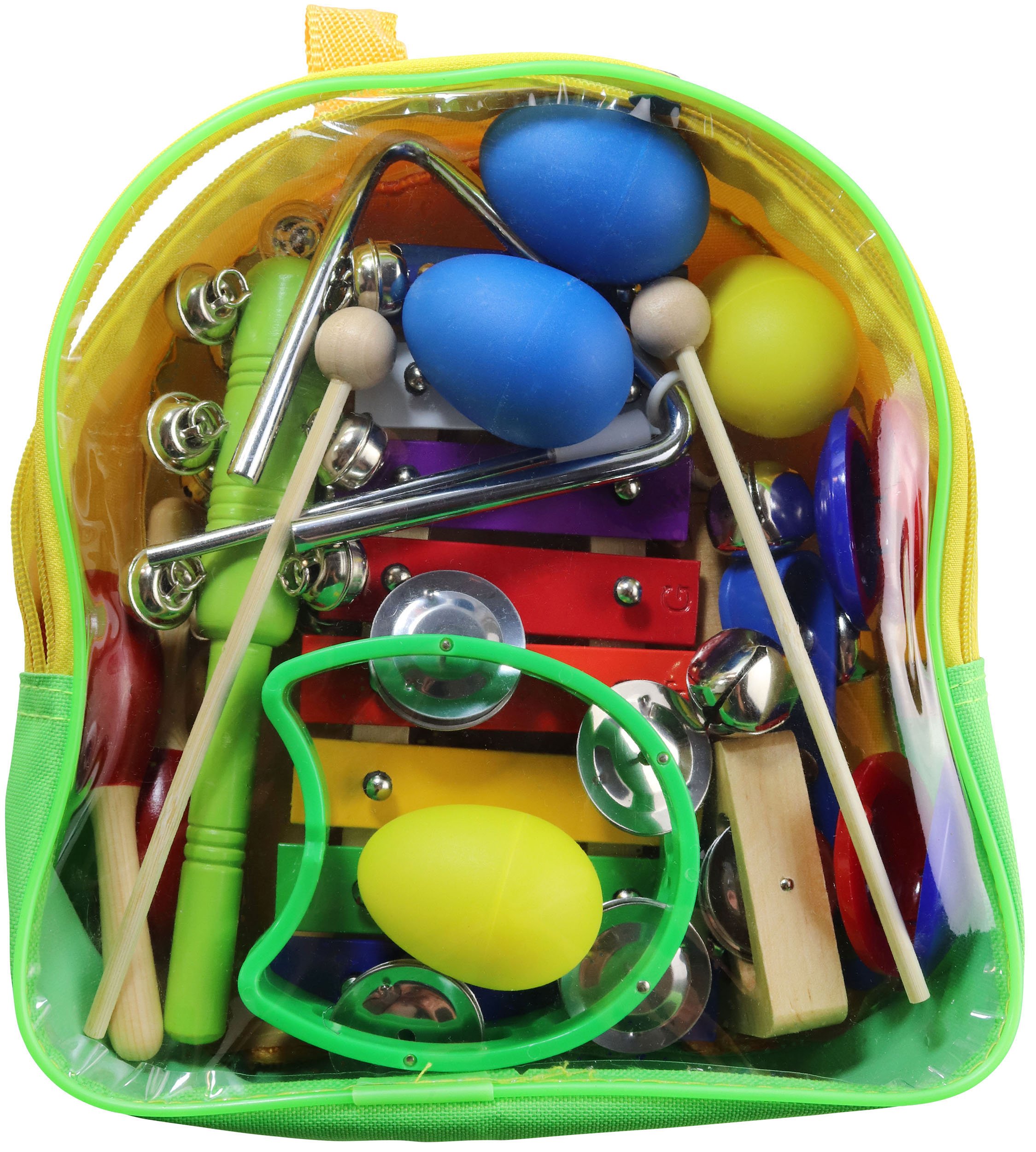 Kids Musical Toy Instruments Set with Xylophone 14 pcs Musical Toys Set in a Backpack