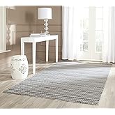 SAFAVIEH Himalaya Collection Area Rug - 6' x 9', Beige & Grey, Handmade Wool, Ideal for High Traffic Areas in Living Room, Be