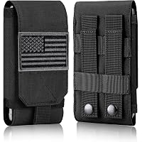 IronSeals Molle Utility Pouch - Phone Holster & Waist Bag, Fits IPhone 14 Pro Max & Samsung S24