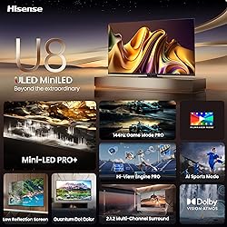 Hisense 85-Inch Class U8 Series Mini-LED ULED 4K