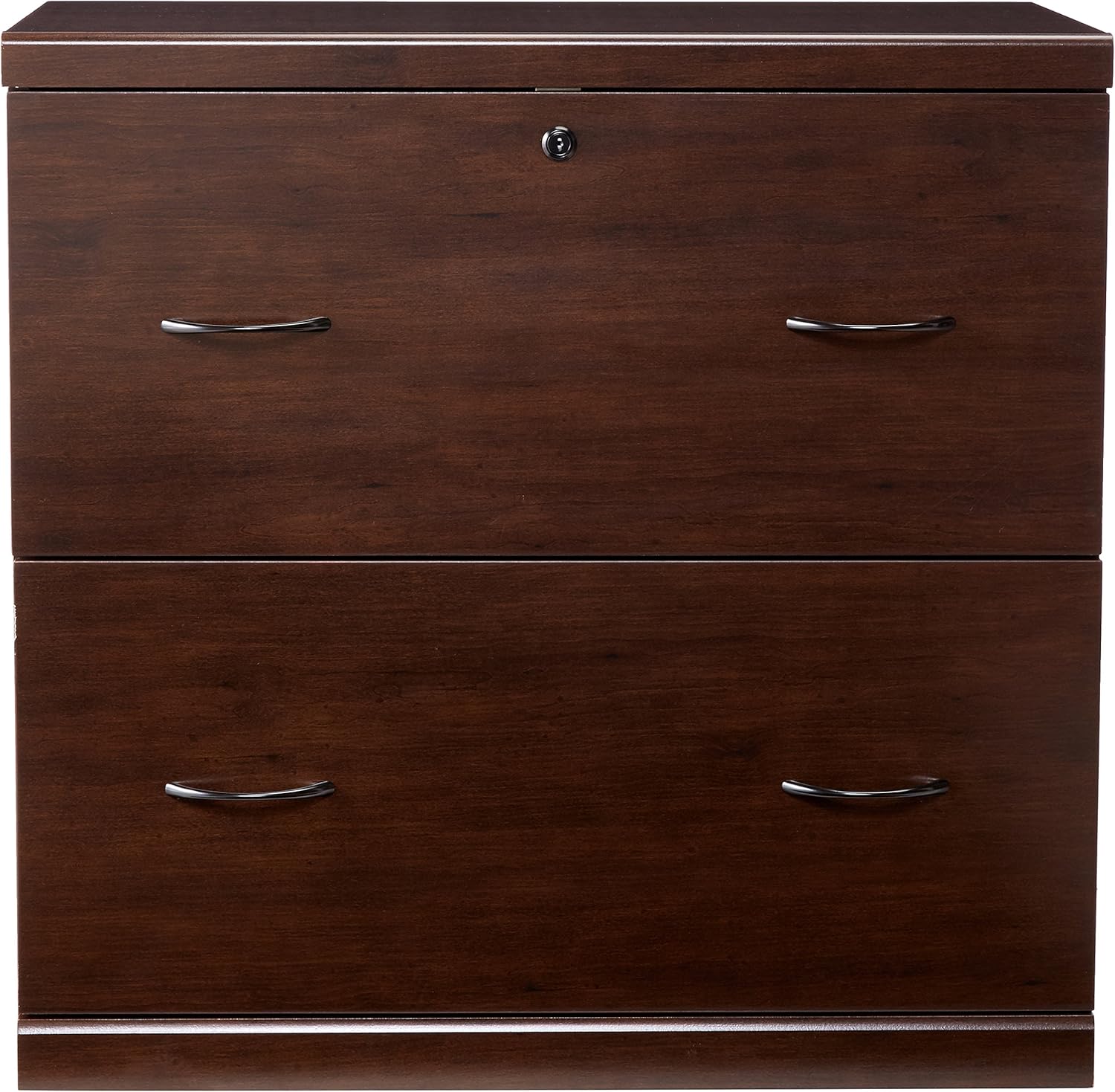 Amazon Com Z Line Designs 2 Drawer Lateral File Espresso Cabinet With Black Accents Furniture Decor