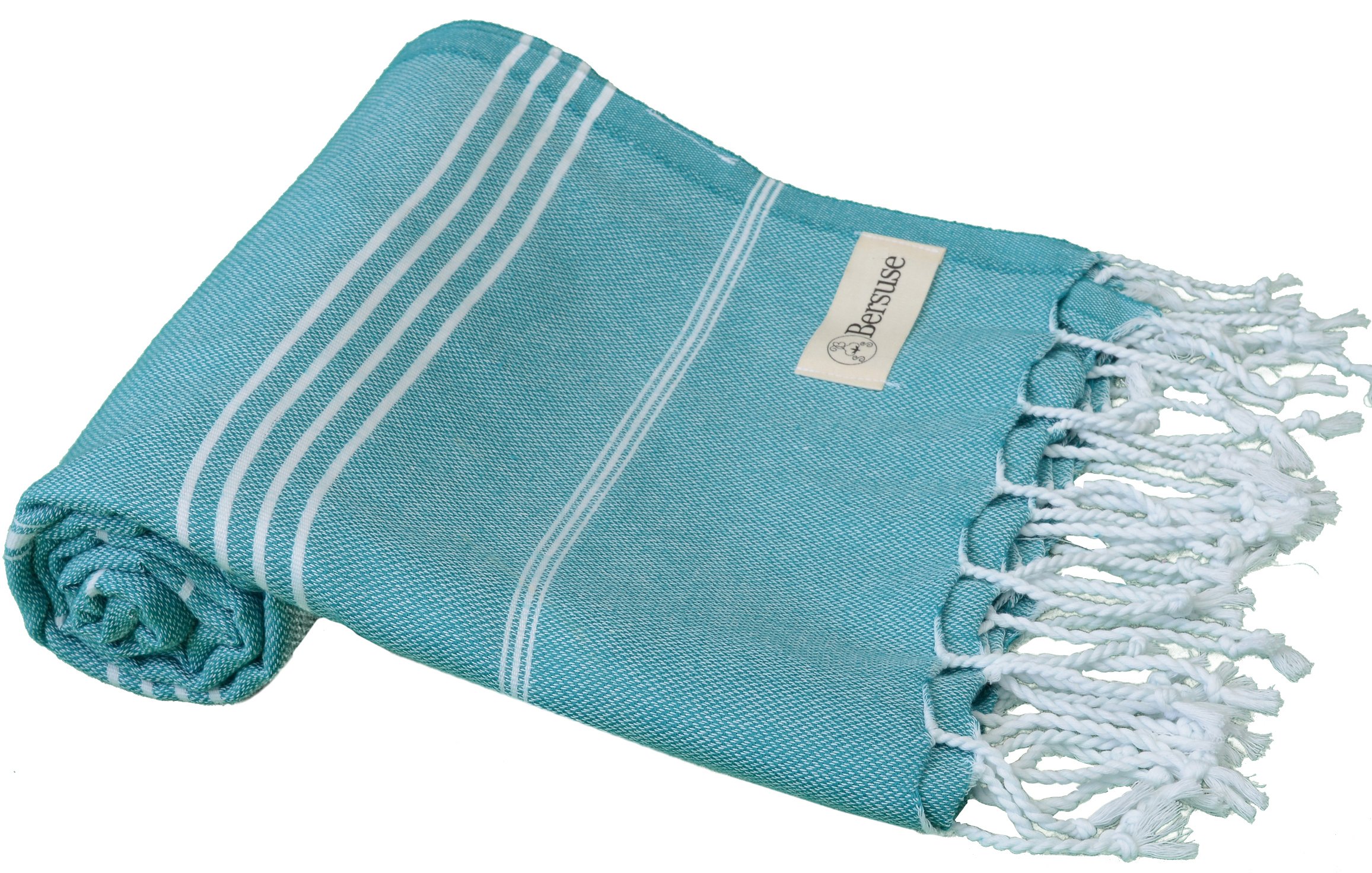 Bersuse 100% Cotton - Anatolia Turkish Towel - Aqua — image 1