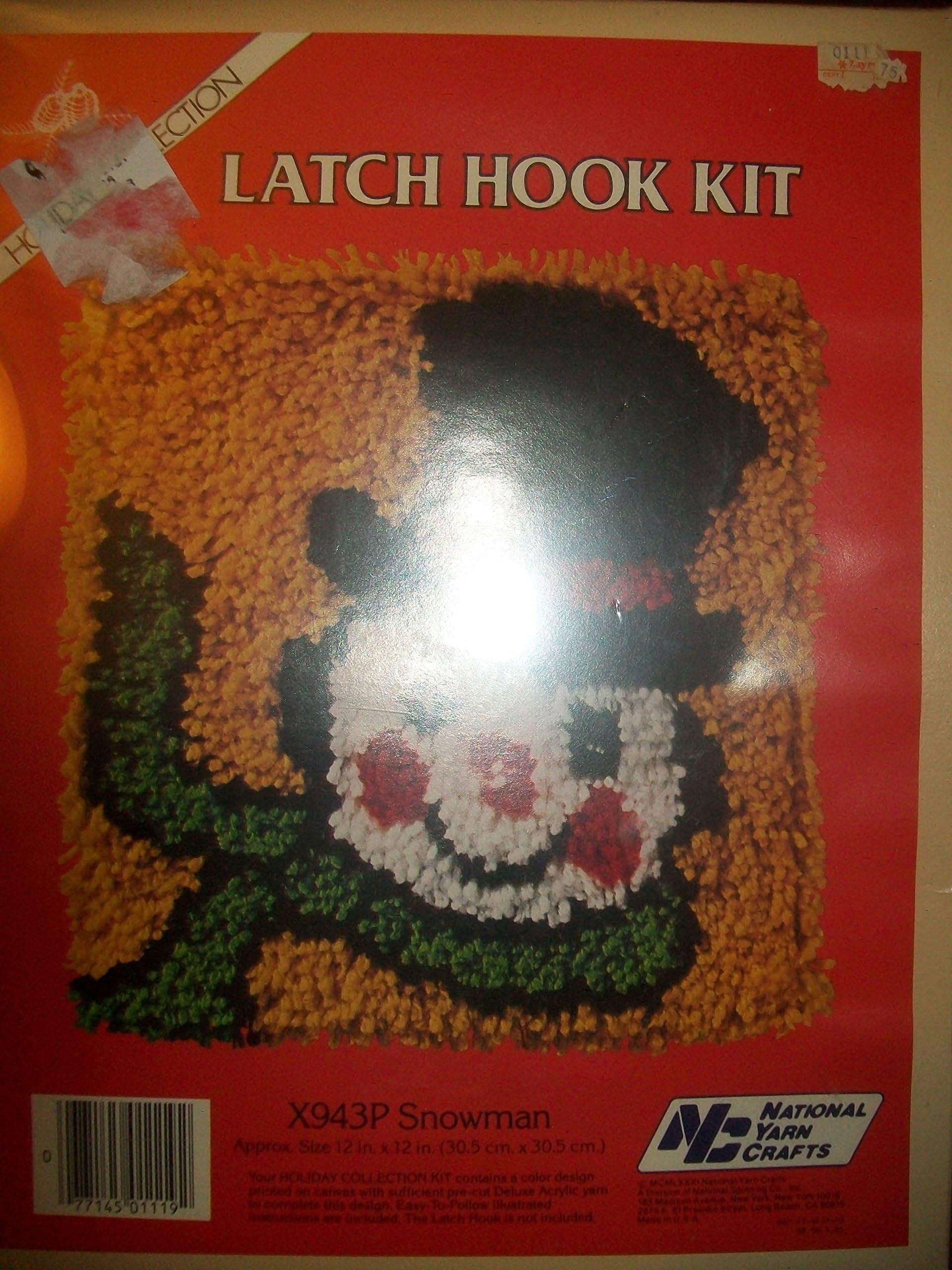 Latch Hook Kit X943p Snowman