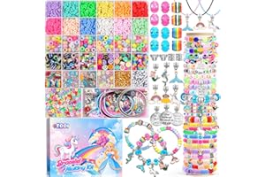 ZOOI Bracelet Making Kit for Girls, Friendship Charm Bracelet Making Kit, Arts and Crafts for Kids Girls Ages 8-12, Girl Toys Age 6-8, Jewelry Making Kit, Crafts Gifts for 6-12 Year Old Girl