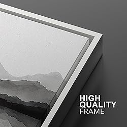 MUDECOR Framed Canvas Print Wall Art Set Black and
