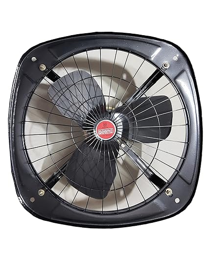BuyFeb 9-inch Heavy Duty Powder Coated 225mm Exhaust Fan (Black)