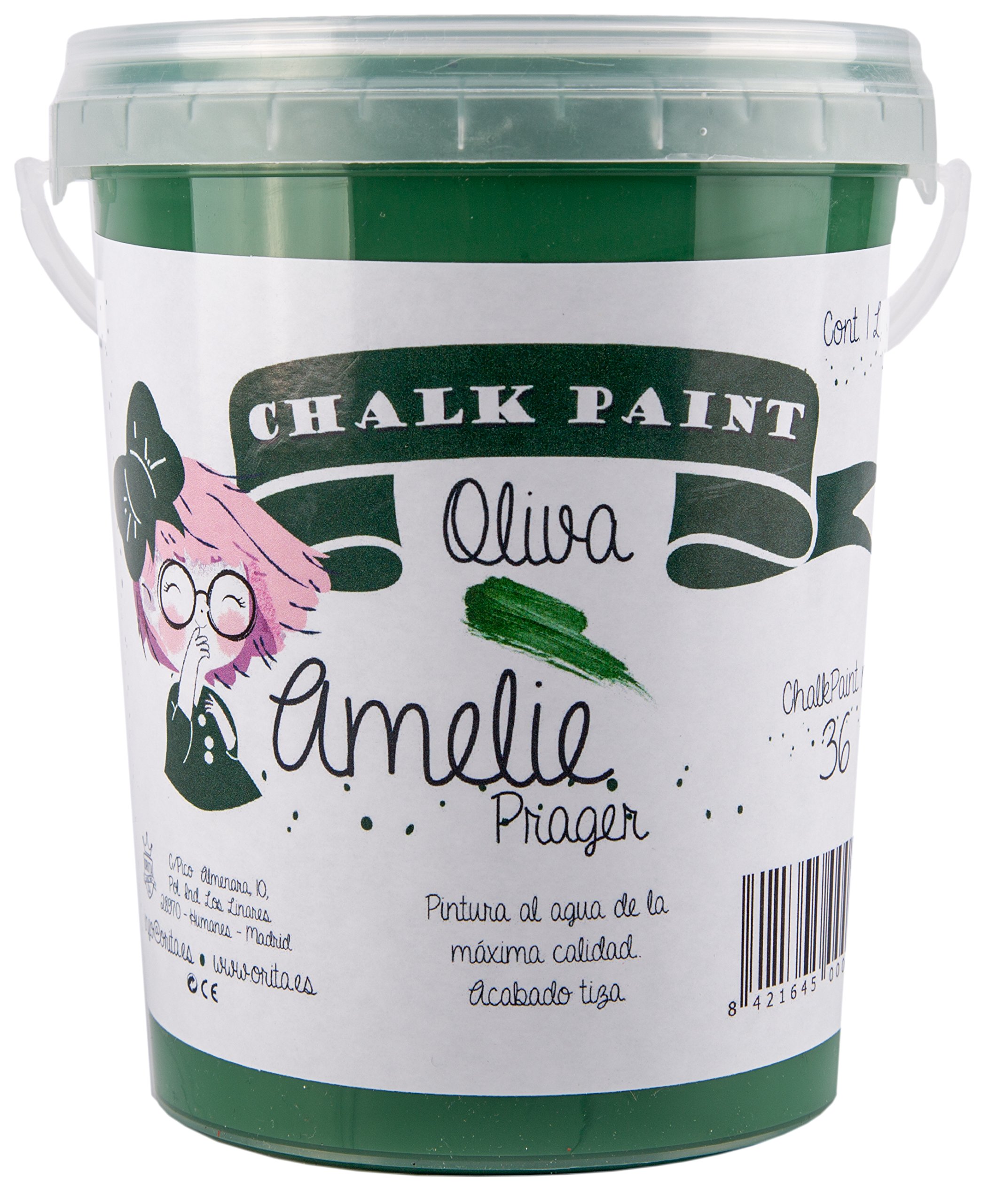 Amelie Prager 1000 – 36 Paint to The Chalk, Olive, 1 L
