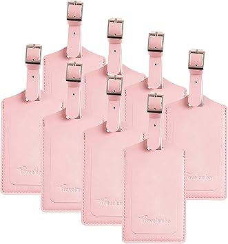 leather luggage tags amazon