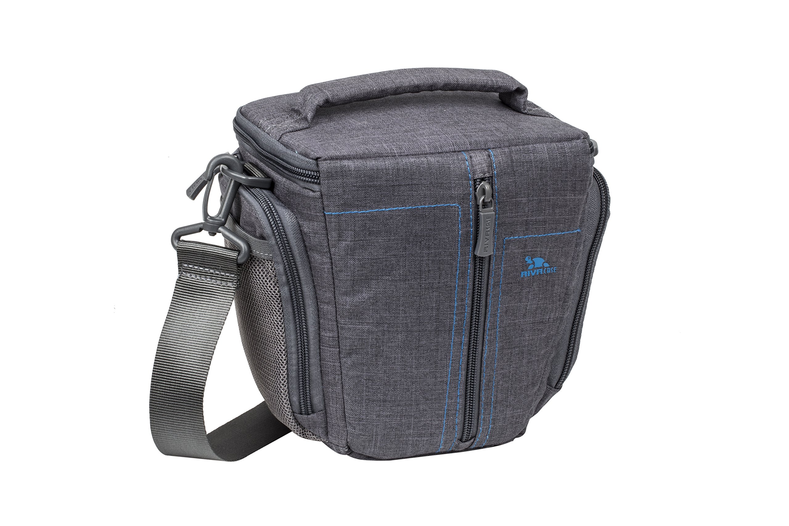 RIVACASE RIVA-7501-GREY Small Canvas Case for SLR Camera - Grey