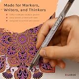 Liquidraw Multicolour Ballpoint Pens Pack of 10 | 1.0 mm Tip, Clip Lid view 5