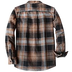 Dubinik®Mens Flannel Shirts Long Sleeve Flannel