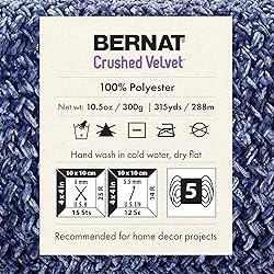Bernat Crushed Velvet Br Magneta Yarn - 2 Pack of