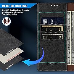 ZZXX for OnePlus 12R Wallet Case with [RFID